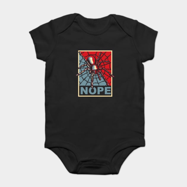 Spider Nope Baby Bodysuit by dumbshirts